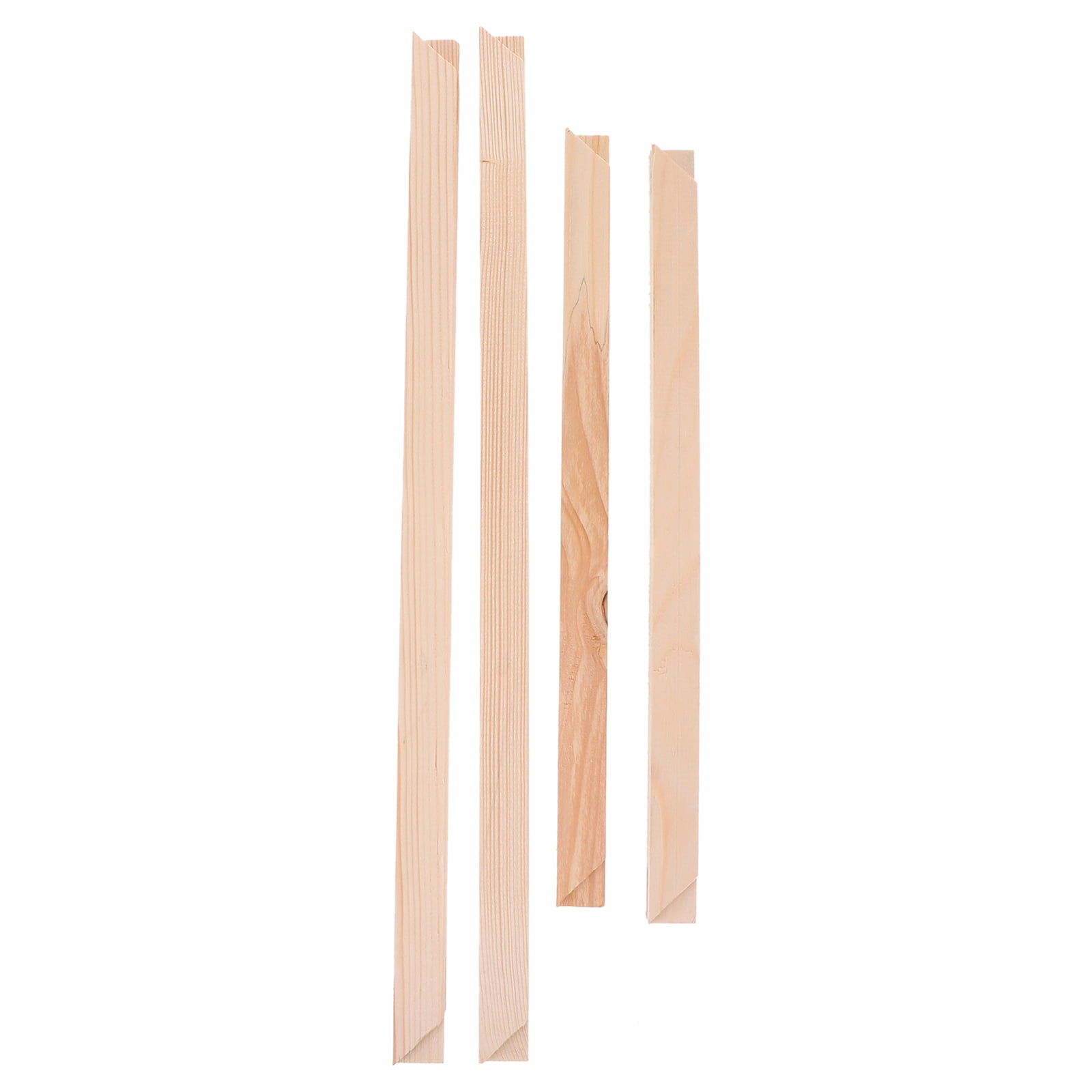 WASHWEPE Beige Wood Frame for Canvas Home and Office 1 Set 15.7X11.8X0.7In