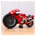 thumbnail image 2 of Motorcycle Alarm Clock, Unique Motorbike Quartz Alarm Clock for Home Office Desktop Shelf Decoration, Gift for Motor Lovers, Kids, 2 of 12