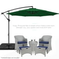 thumbnail image 2 of Best Choice Products 10ft Offset Hanging Outdoor Market Patio Umbrella w/ Easy Tilt Adjustment - Green, 2 of 7