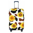 thumbnail image 2 of Goofa Sunflower Cow Pattern Luggage Covers For Suitcase,Suitcase Cover Protector Fit 18-32 Inch Luggage-Large, 2 of 9