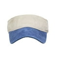 thumbnail image 3 of MOJOGO Women's Visors Color Block Sun Visor Adjustable Sun Caps for Golf Running Tennis Hiking Blue Free Size, 3 of 4