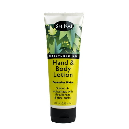 Shikai Hand Body Lotion - Shikai All Natural Hand and Body Lotion, Cucumber Melon, 8 Oz
