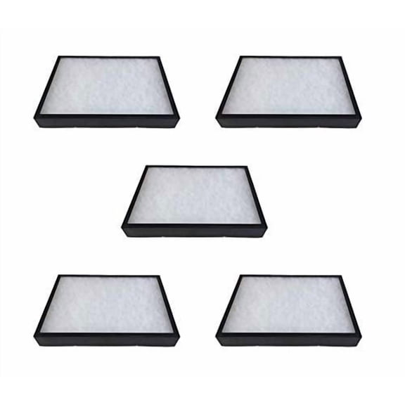 5 Pack of Riker Display Cases 14 x 20 x 2 for Collectibles Arrowheads & More