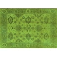 thumbnail image 1 of Ahgly Company Machine Washable Indoor Rectangle Oriental Turquoise Blue Industrial Area Rugs, 5' x 7', 1 of 4