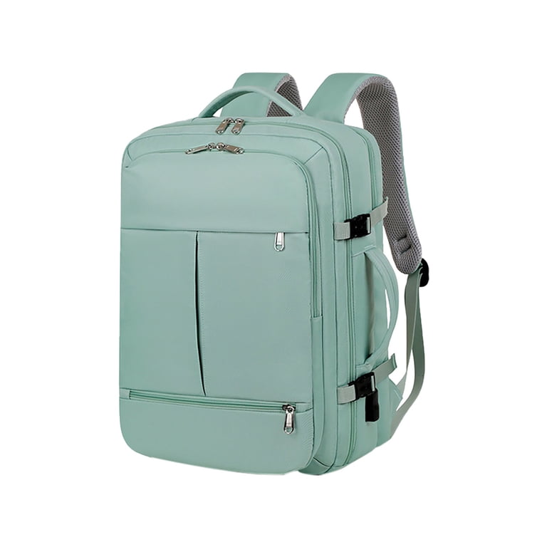 Ikohbadg 15 Inch Laptop Backpack, Multi Compartment Business Backpack, High-end Travel Bag with USB Charging Port, Durable Nylon Computer Bag for Men