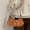 🔥 Orange, variant on Msgweeeg Women's Purse Women Bag Fashionable and Elegant Women's Bags Designs with Shoulder Styles and Underarm Bags for Women