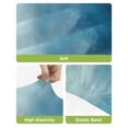 thumbnail image 4 of Blue Ombre Bar Stool Covers Set of 6, Coastal Beach Modern Abstract Art Stretch Washable Bar Chair Covers with Backs, Removable Pub Counter Height Chair Cover for Kitchen Dining Room Cafe, 4 of 7