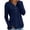 *Navy, variant on ClodeEU Women's UPF Sun Protection Hoodie Quick Dry Athletic Shirt for Fitness ,Long Sleeve Henley Sports Blouse Watermelon Red,Womens Plus XXL