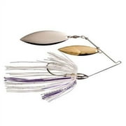 War Eagle Nickel Frame Double Willow Spinnerbaits Purple Shad 3/8 oz.