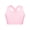 Pink, variant on Girls Sleeveless Criss Cross Back Tanks Crop Tops Ballet Dance Running Gym Yoga Sport Bra Top Lavender 12