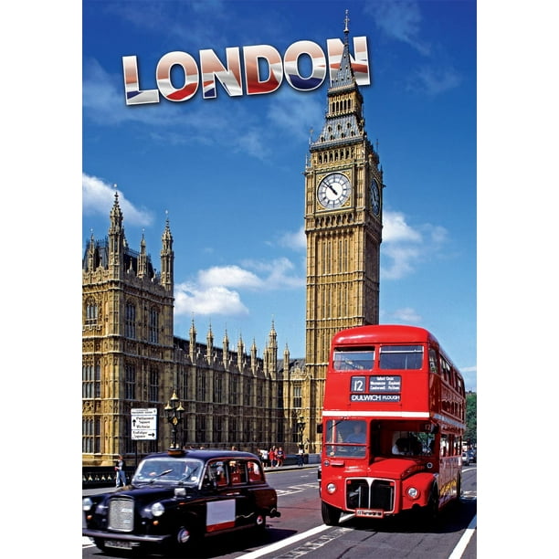 Buffalo Games Large Piece Travel, London - 300pc Jigsaw ...
