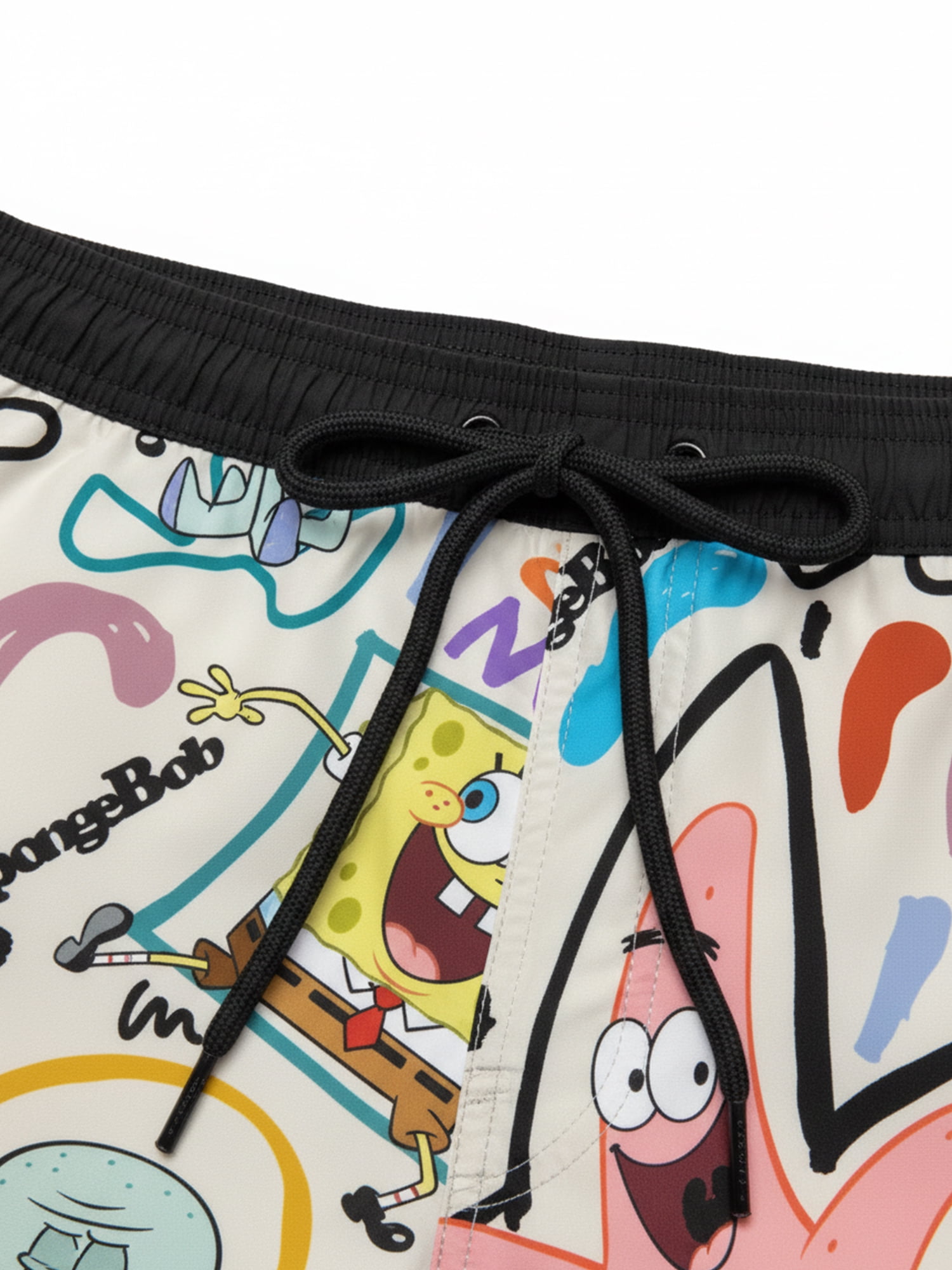 Neff Men's and Big Men's SpongeBob SquarePants Print Swim Trunks, Sizes S-3XL
