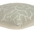 thumbnail image 5 of Parkland Collection Nabia 20x20" Swirl Details Cotton Throw Pillow in Beige, 5 of 10