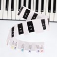 thumbnail image 4 of OUNONA 2Ud Pegatinas De Notas Para Piano En PVC Con Aplicación Sencilla Y Removibles, 4 of 8