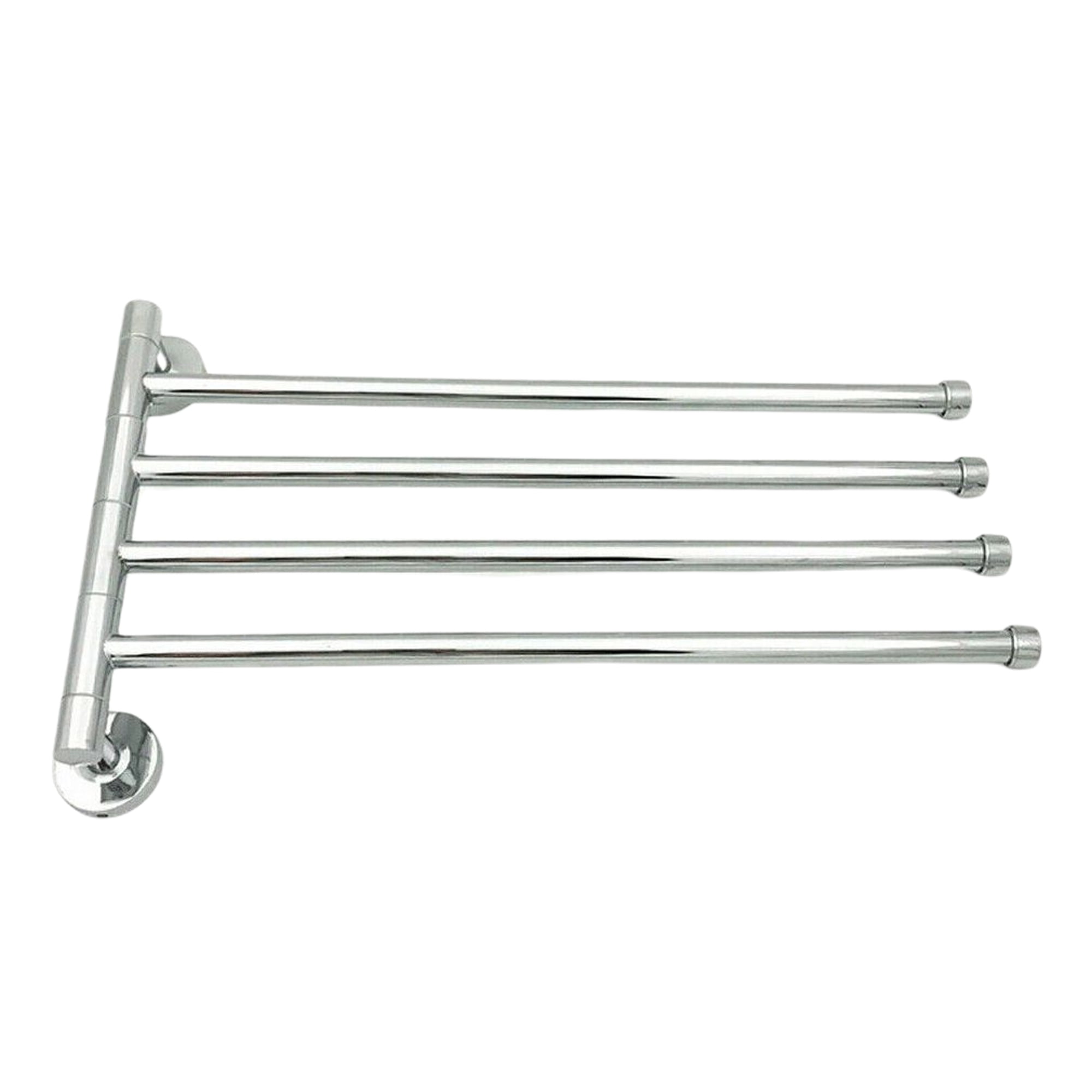 SANNEDONG 2/3/4 Rack Towel Rotating Bathroom Kitchen Wall Mount Towel