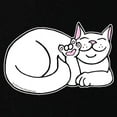thumbnail image 2 of CafePress - White ASL Kitty Maternity Dark T Shirt - Maternity Dark T-Shirt, 2 of 3