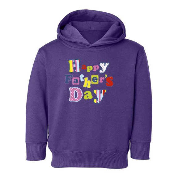 Happy Father's Day Text Hoodie Toddler -Image by Shutterstock, 4 Toddler