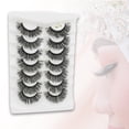 thumbnail image 2 of 14 piezas de pestañas postizas cómodas para extensiones de pestañas, maquillaje diario C, 2 of 9