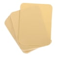 thumbnail image 1 of Parche de tela Uxcell, parches planchables de 4.1"x3.0" para reparar y decorar ropa, pantalones, bolsas, paquete de 20 amarillos, 1 of 7