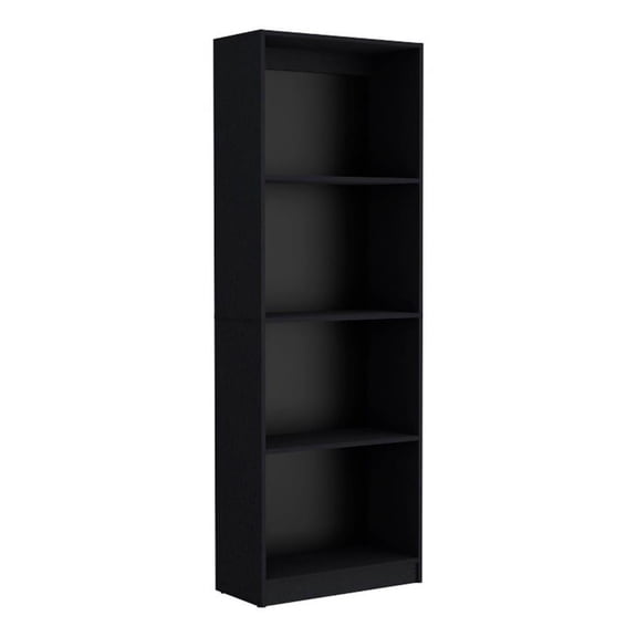 FM FURNITURE Sutton 2 Piece Living Room Set Black Engineered Wood