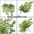 thumbnail image 4 of Zukuco 2Pcs Artificial Hanging Vines Flowers Fake Hanging Plant Silk Lavender Vine Wedding Home Office Arch Arrangement Wall Indoor Outdoor Décor (Yellow), 4 of 9