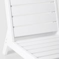 thumbnail image 4 of WestinTrends Avalon Outdoor HDPE Deep Seating Modular Armless Patio Chair with Patio Cushions, White/Orange, 4 of 13