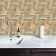 thumbnail image 5 of Waterproof Backsplash for Kitchen 20x20cm Tile Stickers Self-Adhesive Floor Tile PVC Wall Tile DIY Tile Decals, 20 Sheet, 5 of 5