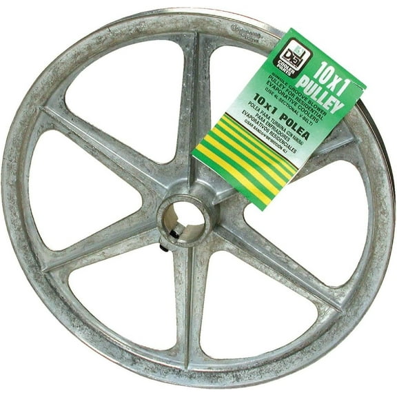 Dial Blower Motor Pulley 1 " Bore, 10 " X 1 "