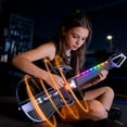 thumbnail image 5 of Eespoir Smart Bluetooth Electronic Guitar For Kids, No Strings Foldable Guitar Toy, Auto-Play One-Man Band Mode For Beginners, Portable Music Gift, Educational(Black), 5 of 6
