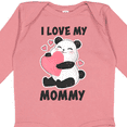 thumbnail image 4 of Inktastic I Love My Mommy with Panda Illustration Boys or Girls Long Sleeve Baby Bodysuit, 4 of 5