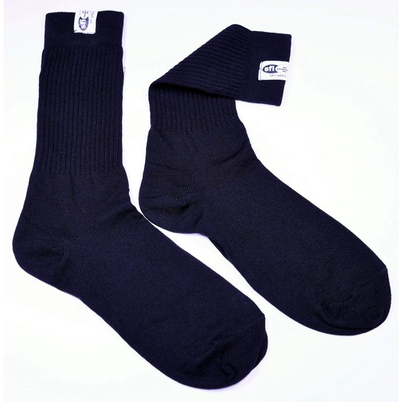 Calcetines RaceQuip SFI 3.3 retardante de fuego FR negro talla de zapato grande 10-11 411995