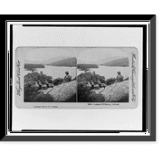 Historic Framed Print, Lakes of Killarney, Ireland, 17-7/8" x 21-7/8"