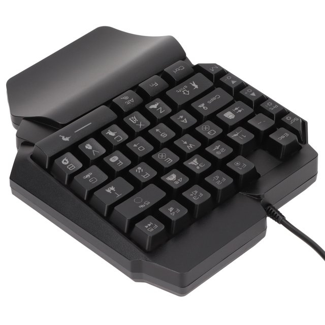 Teclado para juegos Bling Bling Teclado mecánico para una mano con 39 teclas