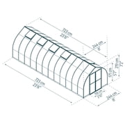 Palram - Canopia Bella 8 x 24 Greenhouse