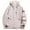 Light Pink, variant on Women's Fall Jackets Patchwork Zipper Hooded Windbreaker Oversize Solid Windproof Waterproof Outdoor Hiking Rain With Pocket Outwears Jackets
