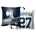 thumbnail image 4 of The Northwest Group Giancarlo Stanton New York Yankees 30" x 60" Player Throw Blanket Pillow, 4 of 4