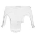 thumbnail image 1 of Raindrops Non Slip Step Stool Bath Stool Transparent PP Ergonomic Support for 1Pcs, 1 of 8