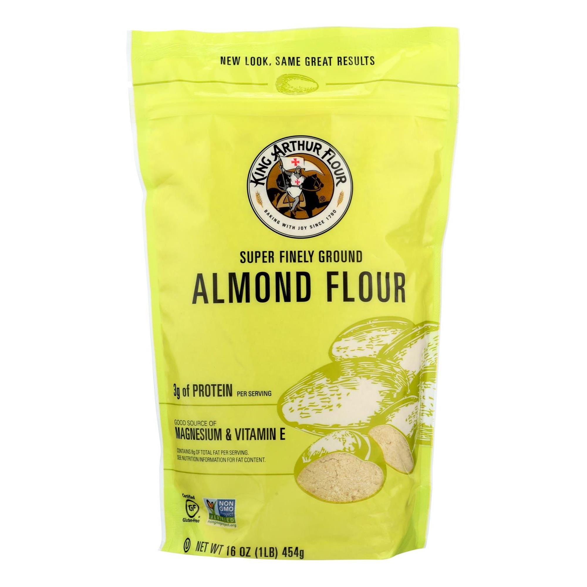 King Arthur Flour Super Finely Ground & Gluten Free Almond Flour, 16 Oz