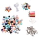 thumbnail image 1 of Cuentas de silicona ANGGREK kit de fabricación de llaveros 235 piezas colores ricos, 1 of 8