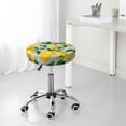 thumbnail image 7 of Fotbe Lemon1 Stool Covers Round,Waterproof Round Bar Stool Covers Bar Chair Covers Washable Stool Cushion Slipcover for 12-14 Inch Chair-14 inch, 7 of 7