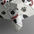 thumbnail image 5 of Bulldog Dog Square Tablecloth,Waterproof Square Table Cover,Wipeable Spillproof Washable Table Cover for Home Kitchen Party Decor 42"X42"(107x107cm), 5 of 6
