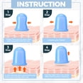 thumbnail image 4 of Set de terapia con ventosas TrelaCo, silicona anticelulítica, 12 unidades, 4 of 6