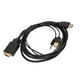 thumbnail image 3 of Cable adaptador de interfaz multimedia VGA a HD con alimentación y sonido para computadoras de escritorio, portátiles, PC, monitores, proyectores, 3 of 5