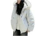 thumbnail image 2 of HongQid Women's Hooded Winter Coat Windproof Parka Jacket Warm Lined Winter Parka Coat, 2 of 6