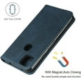 thumbnail image 5 of Designed for Pixel 4a Wallet Case,Premium PU Leather Flip Folio Case with Card Slot,Stand Holder,Magnetic Closure TPU Case for Google Pixel 4a 4G 5.81 Inch,Navy Blue, 5 of 7