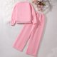 thumbnail image 4 of Cowsor Little Girls Outfits 2 Piece Toddler Long Sleeve Sweatshirt Leggings Pants Clothing Set, 4 of 5