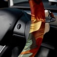 thumbnail image 5 of Labour Day 14.5 Inch Printing PVC Leather Steering Wheel Cover Auto Accessories, 5 of 6