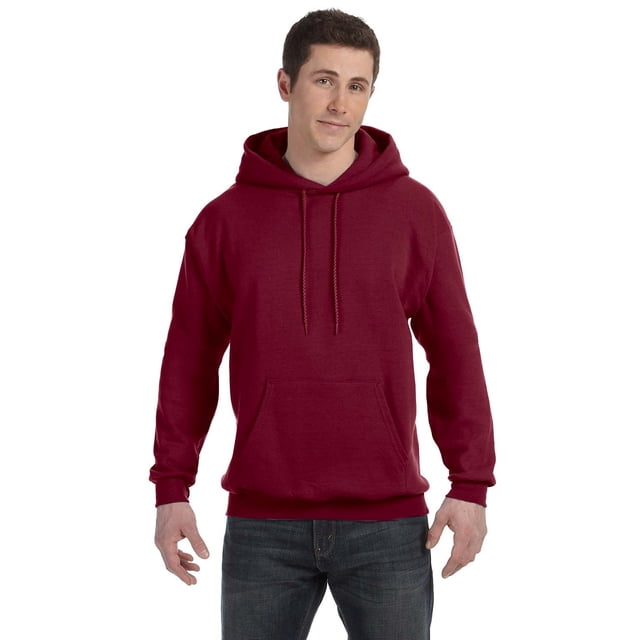 The Hanes 78 oz EcoSmart 50/50 Pullover Hood - CARDINAL - 3XL