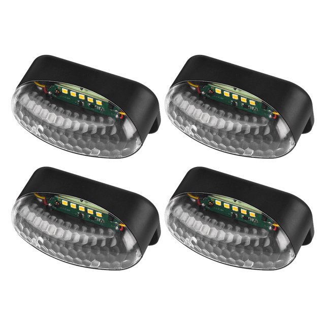 Luces solares para cubierta, paquete de 4 unidades para exteriores, iluminación LED solar resistente al agua para escaleras, patios y caminos