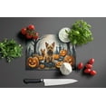 thumbnail image 2 of Norwich Terrier Spooky Halloween Glass Cutting Board Large 12 in x 15 in, 2 of 5